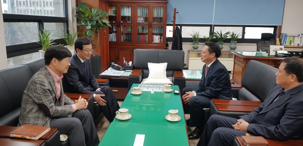 조소행 본부장이 충남선관위를 방문하여 강성배 사무처장과 위탁선거법    금지행위에 대한 홍보 협의