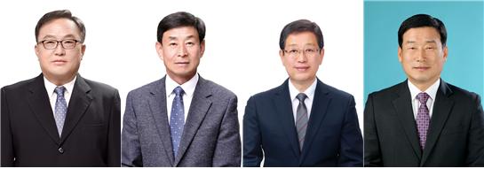 김종진, 김재신, 김흥식, 조철호 후보