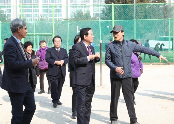 장종태 서구청장 골목길 투어