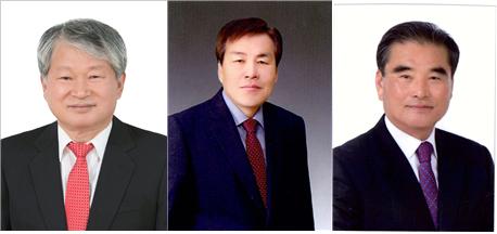 구양완, 신양희, 지용주 후보