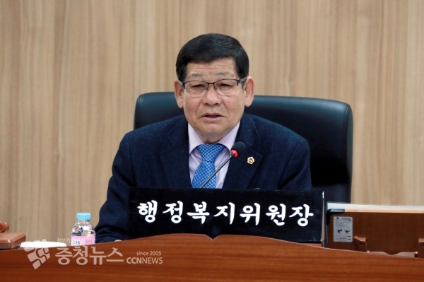 채평석 세종시의회 행정복지위원회 위원장