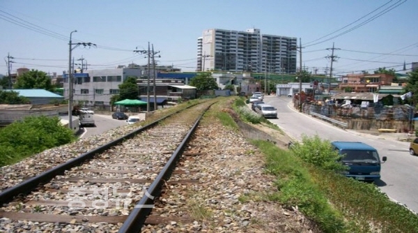 덕구 40년 주민 숙원사업, 신탄진 인입선로 이설 정부예산 반영(현장 전경사진)