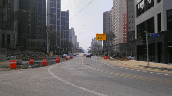 도로망 정비사업 장면