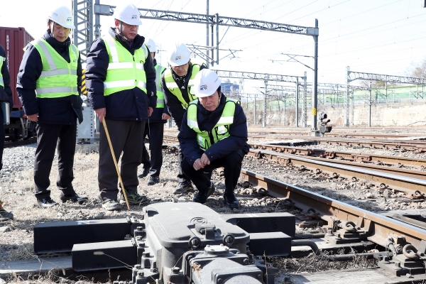 철도공단 김상균 이사장, 국가안전대진단 현장점검 모습