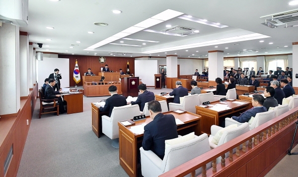 논산시의회 제201회 임시회 개회