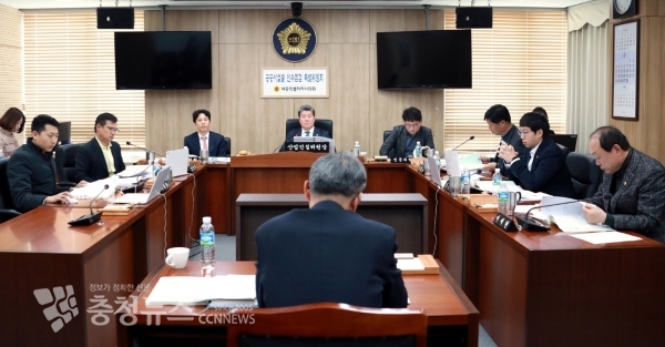 세종시의회 산업건설위원회이태환, 김원식, 유철규, 손인수, 이재현 의원 등