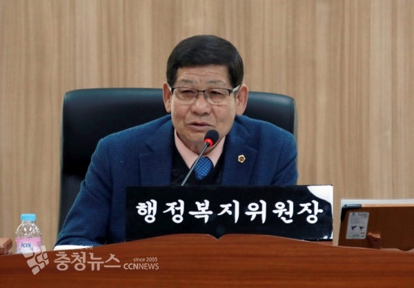 채평석 세종시의회 행정복지위원회 위원장 / 충청뉴스 최형순 기자