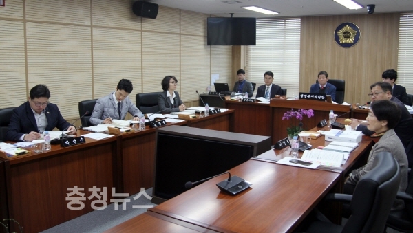 세종시의회 행정복지위원회, 제54회 임시회 제3차 회의 / 충청뉴스 최형순 기자