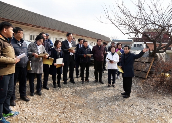 당진시 송산면 가곡리 일원 돌풍현장 방문