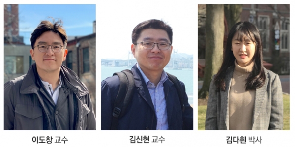 (왼쪽부터) 이도창·김신현 교수, 김다흰 연구원