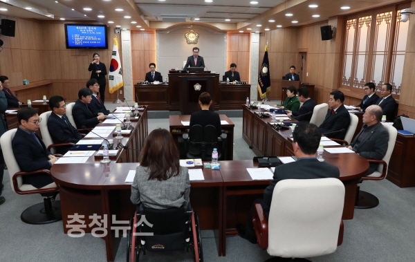 홍성군의회, 2019년 새해 첫 임시회 개회
