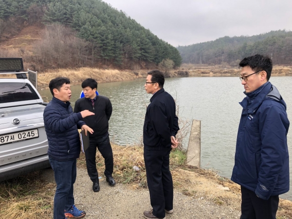 현장살피는 임진찬 부구청장