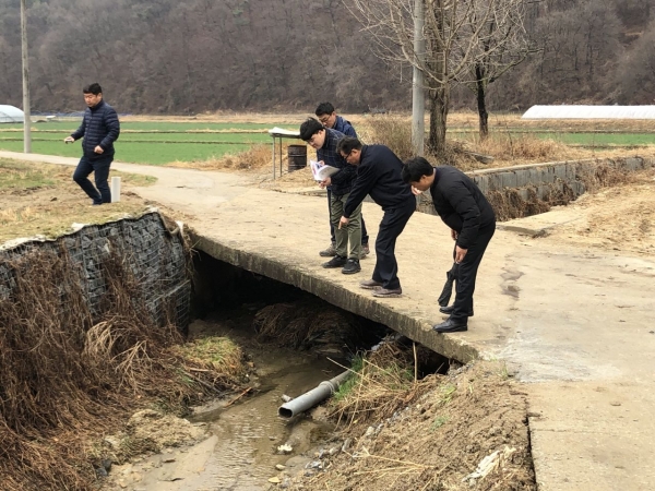 현장살피는 임진찬 부구청장