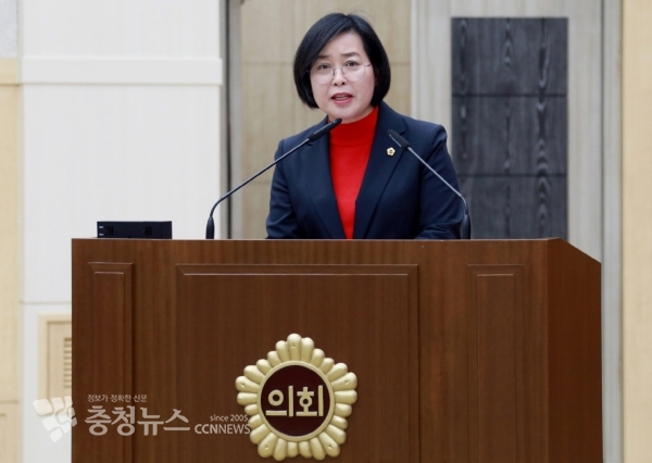 현안질문하는 박용희 세종시의원 / 충청뉴스 최형순 기자