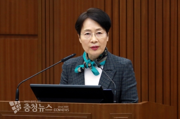 5분 발언하는 이영세 세종시의회 의원 / 충청뉴스 최형순 기자