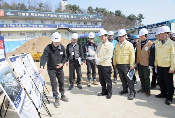 이춘희 시장, 국가안전대진단 현장점검 / 충청뉴스 최형순 기자