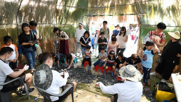 지난 공주 석장리구석기 축제 모습