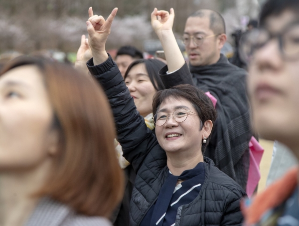 축제현장에서 박정현 대덕구청장