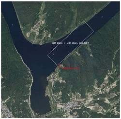 수상레저 점용 허가 위치도