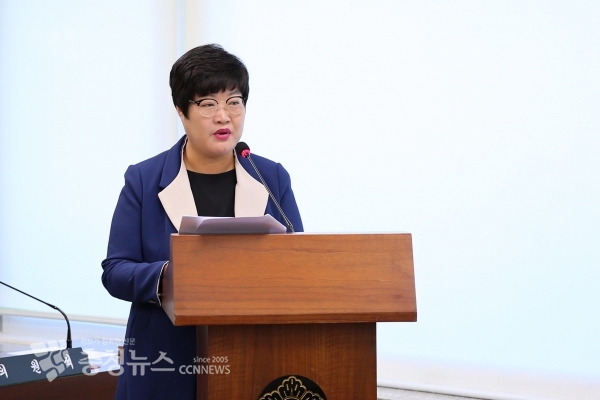 아산시의회 김희영 의원 / 충청뉴스 최형순 기자