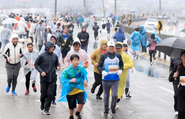 제18회 서산뜸부기쌀마라톤대회 모습