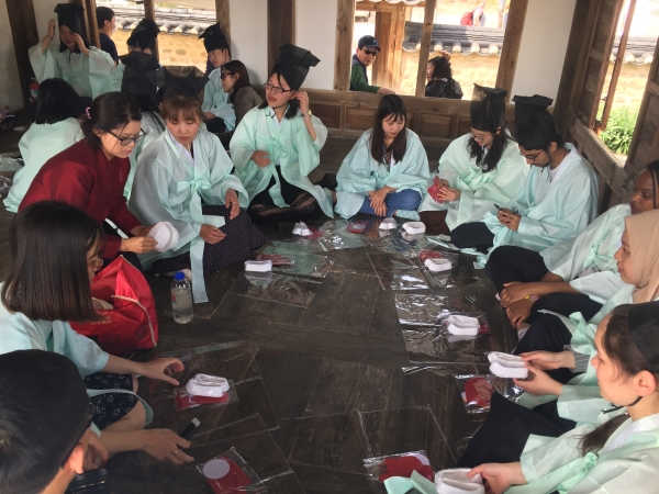 전통문화체험 모습