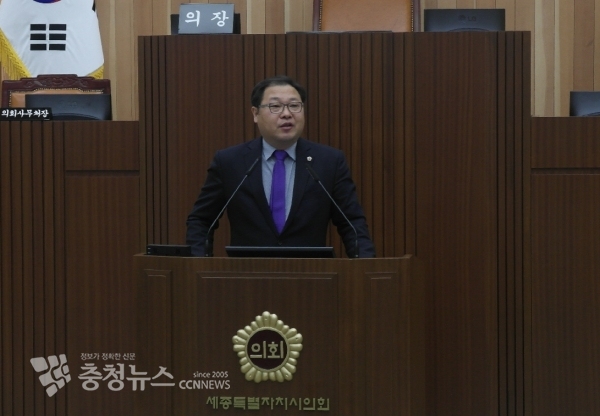 안찬영 세종시의회 부의장 / 충청뉴스 최형순 기자