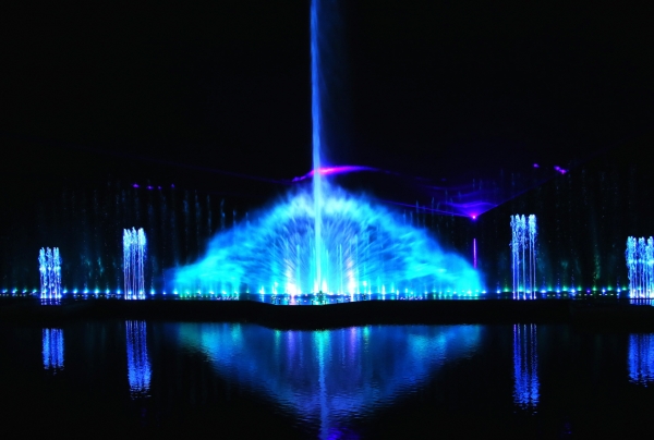 석문산단 음악분수