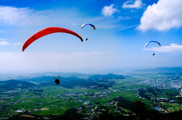 옥마산 패러글라이딩