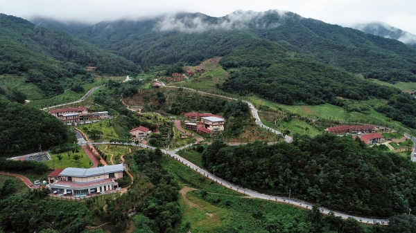 국립산림치유원 주치지구 전경.