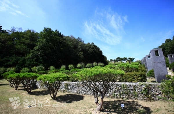 은하수공원 미리별동산(수목장) 전경 사진 / 충청뉴스 최형순 기자