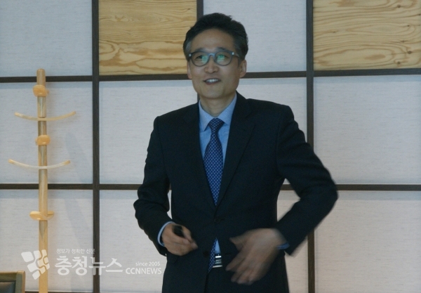 특강하는 조남태 언론중재위원회 교육본부장