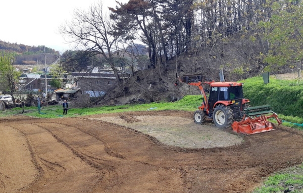 강원도 산불 피해지역 농작업 지원