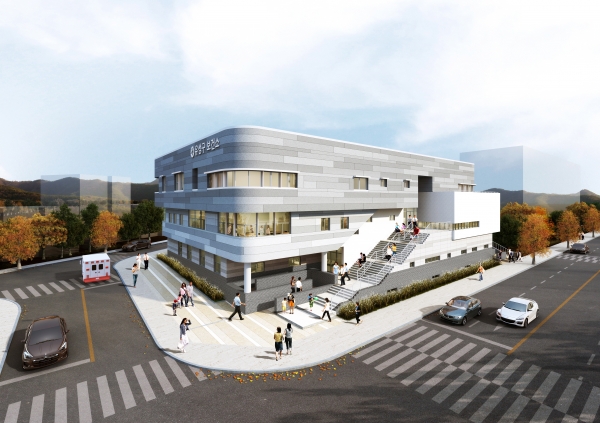 유성구보건소 신축공사 기공식 개최(조감도).