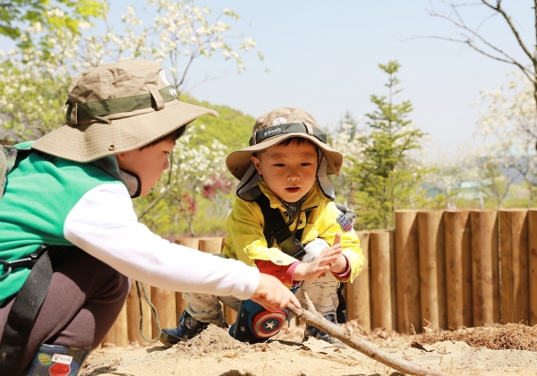 무궁화유아숲체험원 숲데이 행사 모습