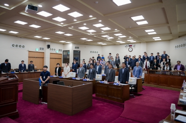 공주시의회 제208회 임시회 개회