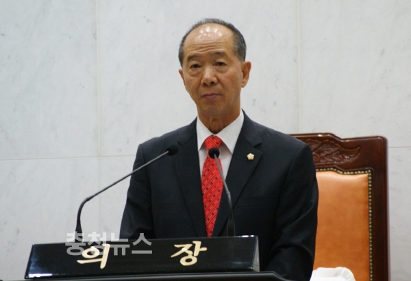 이승구 예산군의회 의장 / 충청뉴스 최형순 기자