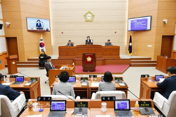 보령시의회 제216회 임시회 1차 본회의