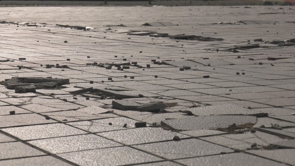 서천군 판교역 광장 모습