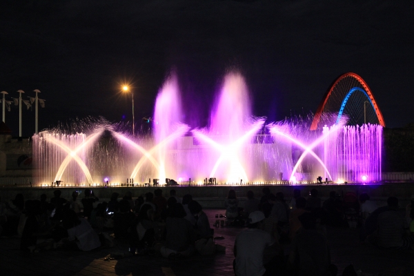 엑스포과학공원 한빛광장 음악분수 '고별전' 개최