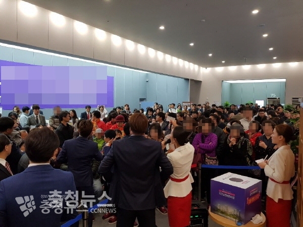 지난해 11월 오픈 당시 주택홍보관 내부 모습