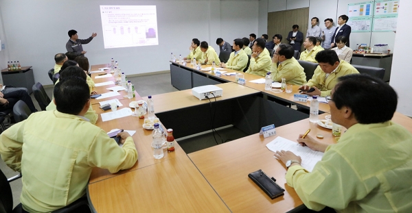 서산시의회, 대산공단 사고현장 방문