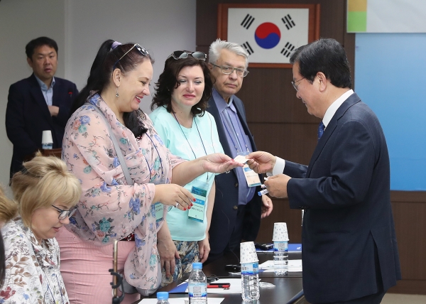 러시아 외 4개국 힐링송 의료관광 접견 행사