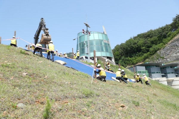 전남 장성호에서 민관군경 합동방호훈련 실시
