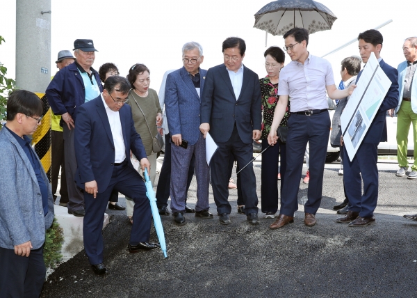 가장동 동네마실(민원발생지역 조치현장 방문)