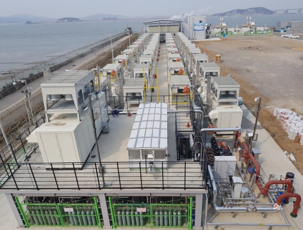 서인천 연료전지 발전설비 전경