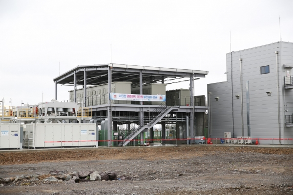 서인천 연료전지 3단계 발전설비 모습