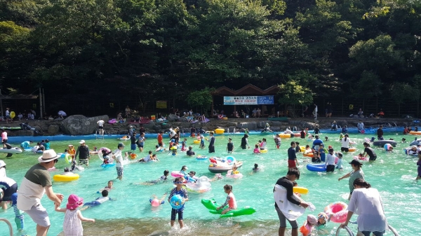 .성주산자연휴양림 물놀이장