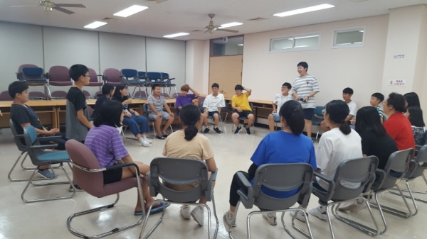 작년 여름독서캠프 사진