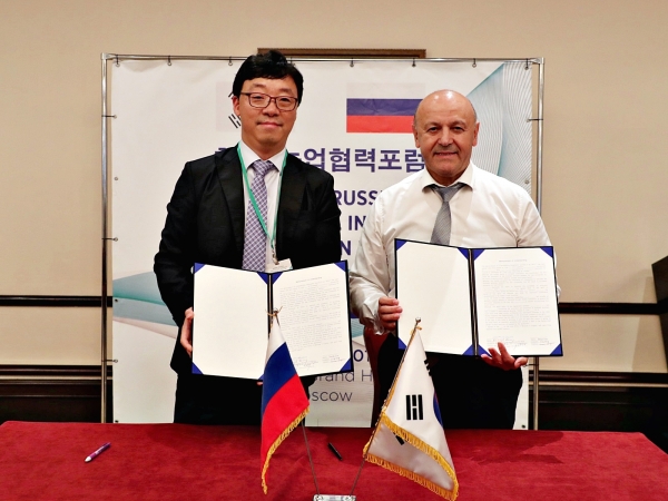 지난 11일 모스크바에서 열린 한-러 농업협력포럼에서 양국 업체는 MOU를 체결했다